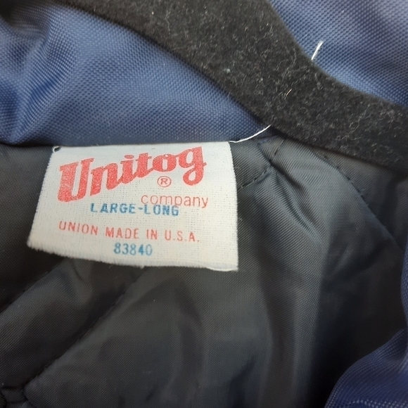 🌟 Vintage Unitog Pepsi coat jacket size large tall - Picture 5 of 6